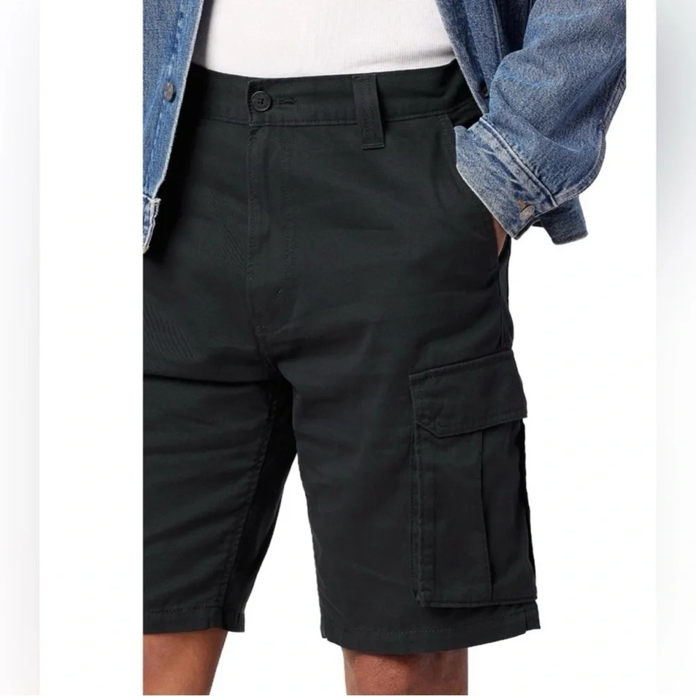 Men's Black Cargo Shorts